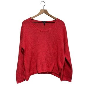 EILEEN FISHER Organic Cotton Oversized Knit Sweater